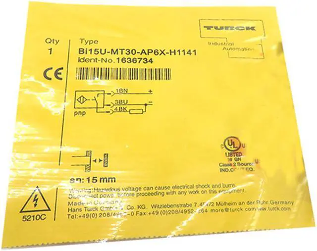 Main image of TURCK BI2-M12E-AP6X-H1141 4606505 Inductive sensor PNP