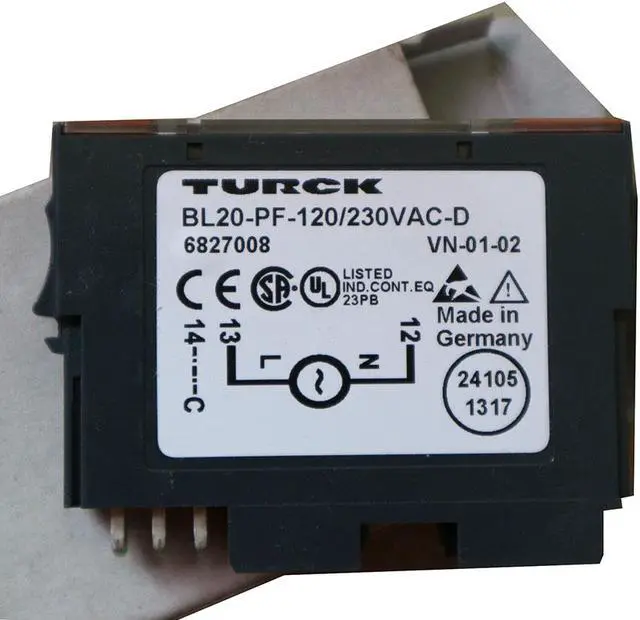 Main image of TURCK BL20-PF-120/230VAC-D BL20 electronic module