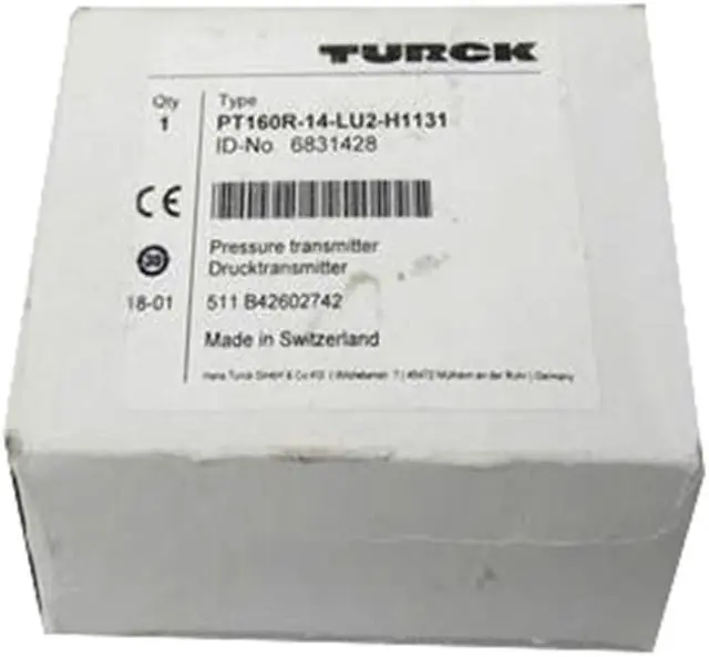Main image of TURCK  PT160R-14-LU2-H1131 6831428 Pressure Transmitter