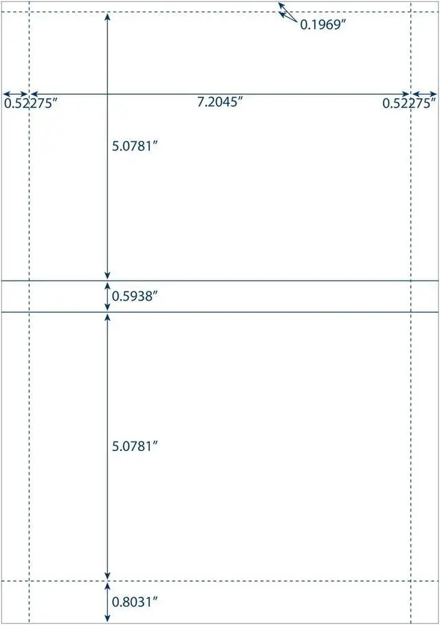 Alt view image 2 of 2 - 100 DVD Case Inserts (Neato Sized DIS-181511) 1-Up Matte White Laser/Inkjet Sheets