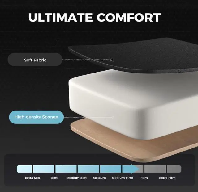 Alt view image 3 of 7 - GTPLAYER Gaming Chair, Computer Chair with Footrest and Lumbar Support, Height Adjustable Game Chair with 360°-Swivel Seat and Headrest and for Office or Gaming (Fabric, Black & Light Gray)