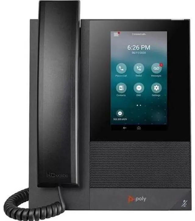 Main image of Poly CCX 400 Business Media Desk Phone (Microsoft Teams), Black