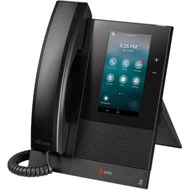 Alt view image 2 of 3 - Poly CCX 400 Business Media Desk Phone (Microsoft Teams), Black
