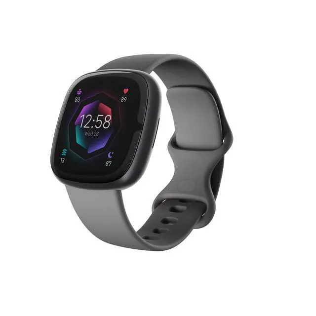 Alt view image 2 of 4 - Fitbit Sense 2 Smartwatch Shadow Grey Graphite GPS