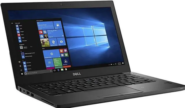 Alt view image 3 of 7 - Dell Latitude 7280 Intel Core i7-7600U X2 2.8GHz 16GB 512GB SSD 12.5", Black (Certified Refurbished)