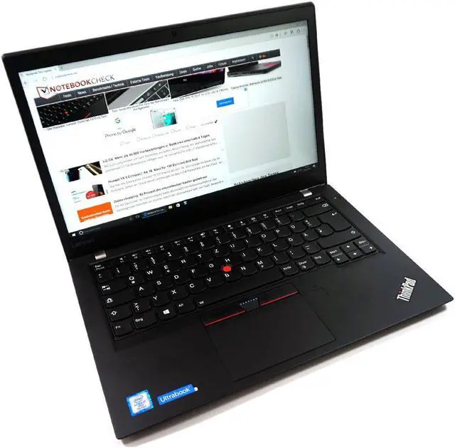Alt view image 3 of 3 - Lenovo ThinkPad T470s 14" FHD Laptop - Intel Core i7-7600U, 16GB RAM, 256GB SSD, Webcam, Windows 10 Pro