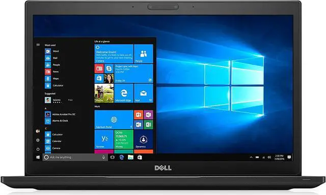 Main image of Dell Latitude 7480 14" Business Notebook, Full-HD Display, Intel Core i5-6300U 2.4GHz Dual-Core, 8GB DDR4, 512GB Solid State Drive, 802.11ac, Bluetooth, Win10Pro