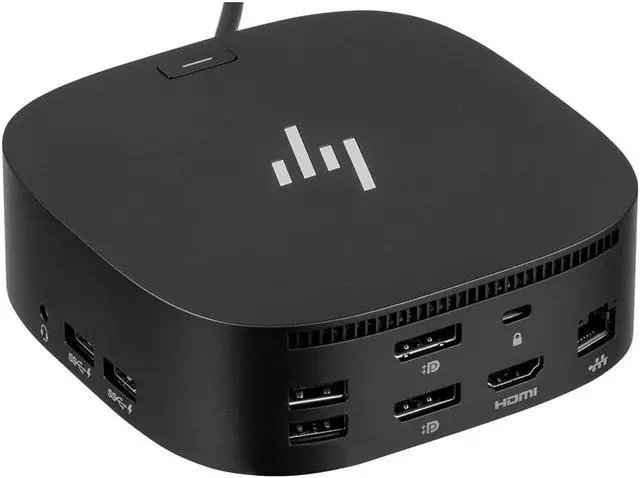 Alt view image 3 of 3 - HP USB-C G5 Dock Docking Station Kit with 120W AC Adapter