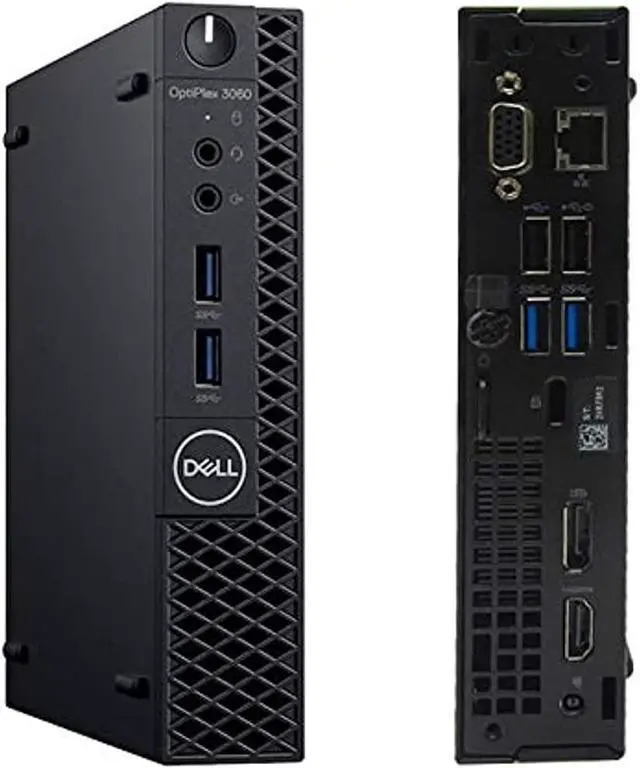 Alt view image 4 of 5 - Dell OptiPlex 3060 Micro PC with Intel Core i3-8100T 3.1 GHz, 8GB RAM, 128GB SSD-Excellent