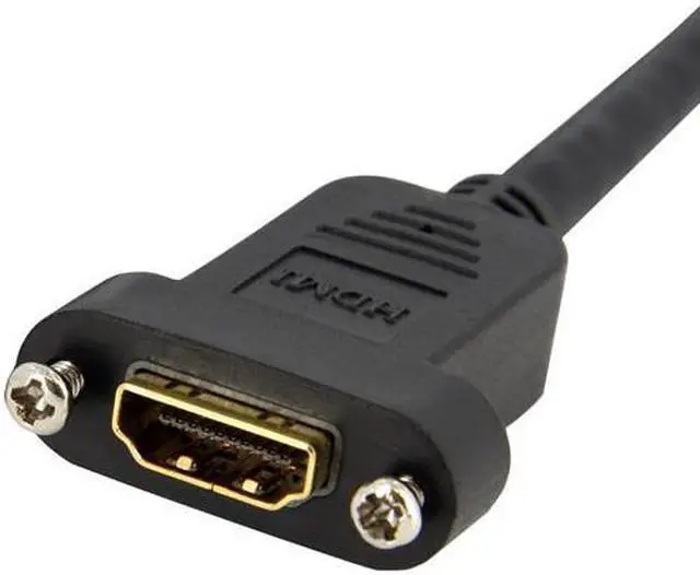 Alt view image 3 of 3 - 3 ft Standard HDMI Cable for Panel Mount - F/M Cord Lead 1M