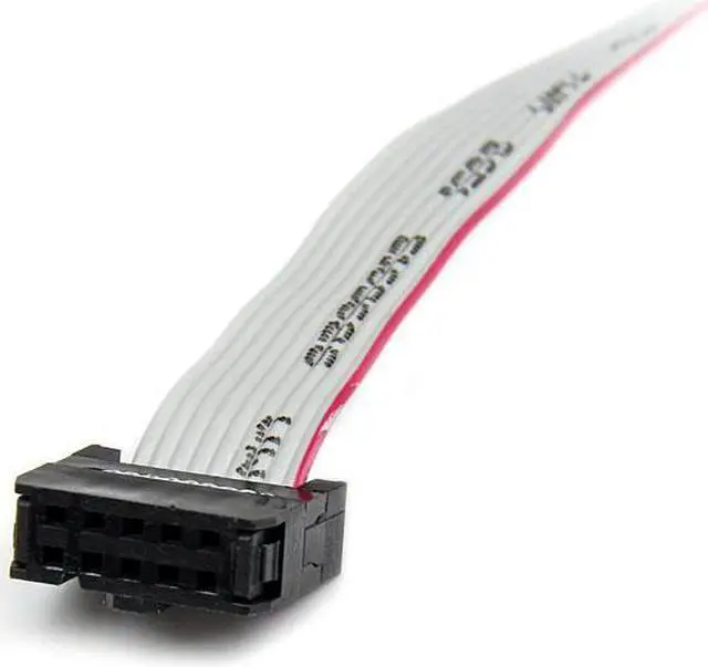 Alt view image 2 of 4 - 1 Port 16in DB9 Serial Port Bracket to 10 Pin Header - Low Profile