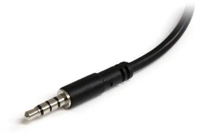 Alt view image 4 of 5 - Headset adapter for headsets with separate headphone / microphone plugs - 3.5mm 4 position to 2x 3 position 3.5mm M/F