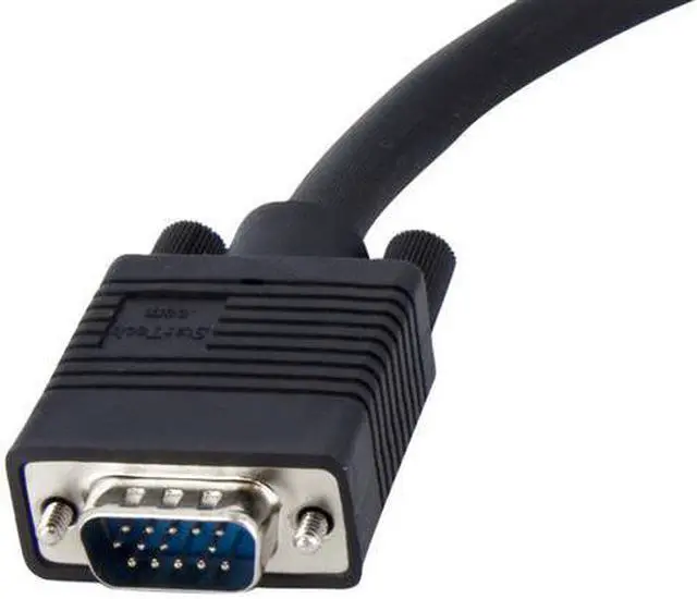 Alt view image 2 of 3 - 1 ft Coax HD15 VGA to 5 BNC RGBHV Monitor Cable - M/F
