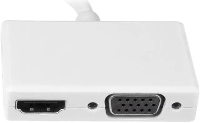 Alt view image 2 of 4 - 2-in-1 Mini DisplayPort to HDMI or VGA converter - White