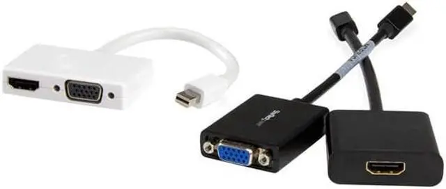 Alt view image 4 of 4 - 2-in-1 Mini DisplayPort to HDMI or VGA converter - White