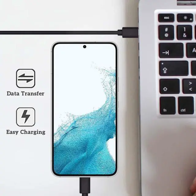 Alt view image 2 of 7 - 3 Pack Fast Type C To Type C USB-C Charging Cable Power Data Sync Lead Cord For Google Pixel 3 4 5 6 7 Pro 7a 6a 5a 4a Fold XL XXL