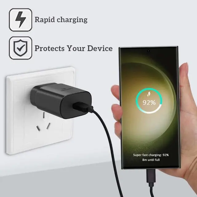 Alt view image 4 of 7 - 3 Pack Fast Type C To Type C USB-C Charging Cable Power Data Sync Lead Cord For Google Pixel 3 4 5 6 7 Pro 7a 6a 5a 4a Fold XL XXL