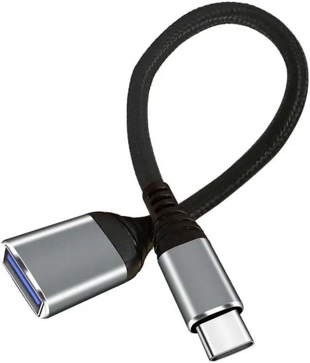 Alt view image 6 of 7 - USB Type C to USB Adapter OTG Cable USB-C Male to USB-A Female Compatible with iPhone 15, MacBook Pro, iPad, Pixelbook, Dell, Surface, Lenovo,Samsung Galaxy Note 8, S8 S8+ S9, iPad Pro 2018, Nexus 6P