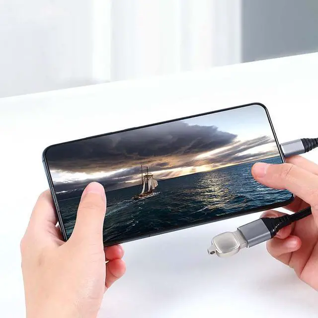 Alt view image 3 of 7 - USB Type C to USB Adapter OTG Cable USB-C Male to USB-A Female Compatible with iPhone 15, MacBook Pro, iPad, Pixelbook, Dell, Surface, Lenovo,Samsung Galaxy Note 8, S8 S8+ S9, iPad Pro 2018, Nexus 6P