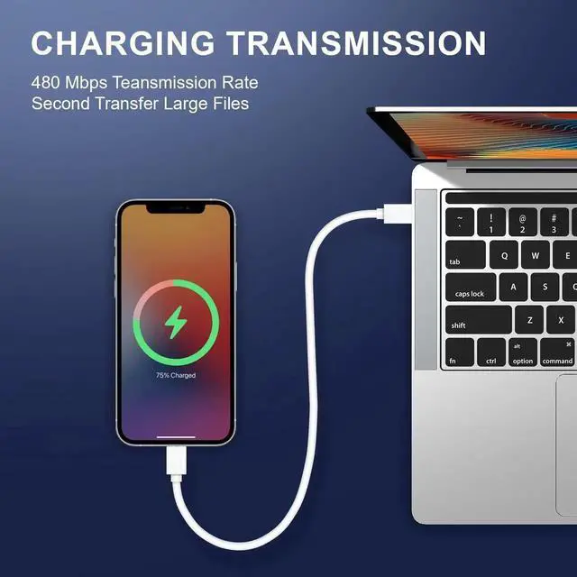 Alt view image 7 of 7 - Mesmart US Fast Travel PD Type C Wall Charger Power Adapter & USB-C To USB-C Charging Cable For iPhone 17 16 15 Pro Max Plus 16e 17 Air / Samsung Galaxy S25 S24 S23 S22 S21 Z Fold 7 6 5 White 3ft/1M.