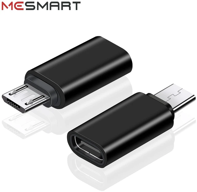 Main image of USB C to Micro USB Adapter 2-Pack Type C Female to Micro USB Male Convert Connector with Charge & Data Sync For Samsung Galaxy S7/S7 Edge, S6 J7 Note 5,Kindle ,PS4 ,Nexus 5/6 and Micro USB Devices