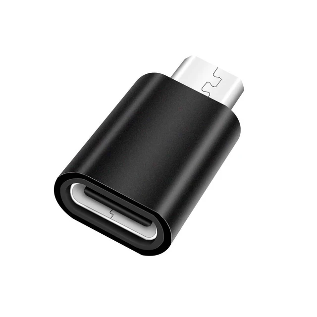 Alt view image 6 of 6 - USB C to Micro USB Adapter 2-Pack Type C Female to Micro USB Male Convert Connector with Charge & Data Sync For Samsung Galaxy S7/S7 Edge, S6 J7 Note 5,Kindle ,PS4 ,Nexus 5/6 and Micro USB Devices