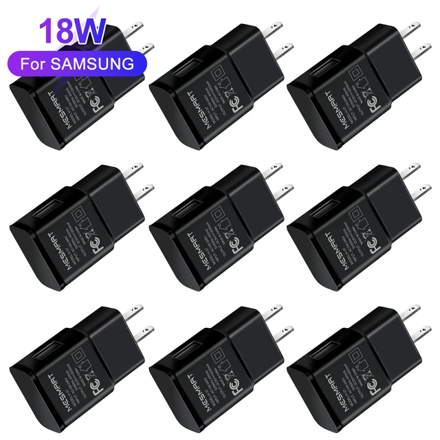 Main image of 5Pack Limited Stock! 2A Foldable Wall Charger Home Travel Power Adapter For Samsung Galaxy S9 S9+ S8 S8+ S10 S10+ S20 S20+ S21 S22 S23 Ultra FE 5G Note & A Series Phones