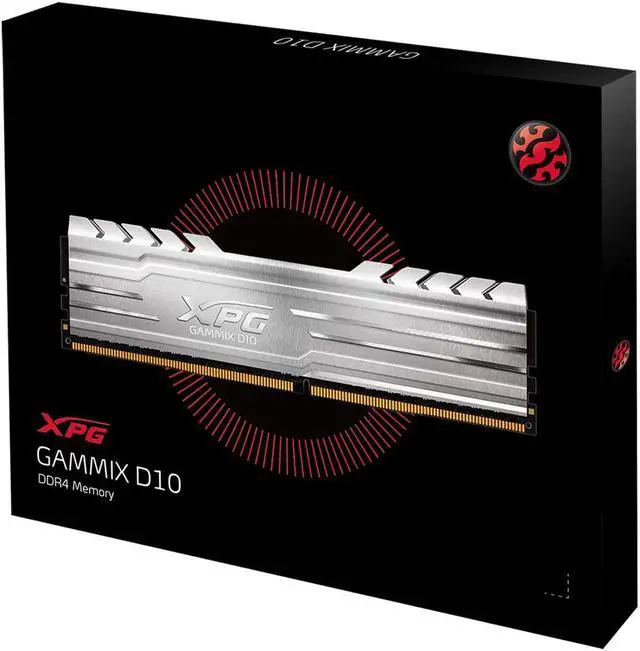PCパーツ XPG GAMMIX D10 DDR4 3000 32GB ADATA XPG GAMMIX D10 16GB Kit (2X 8GB) DDR4 3200MHz (PC4