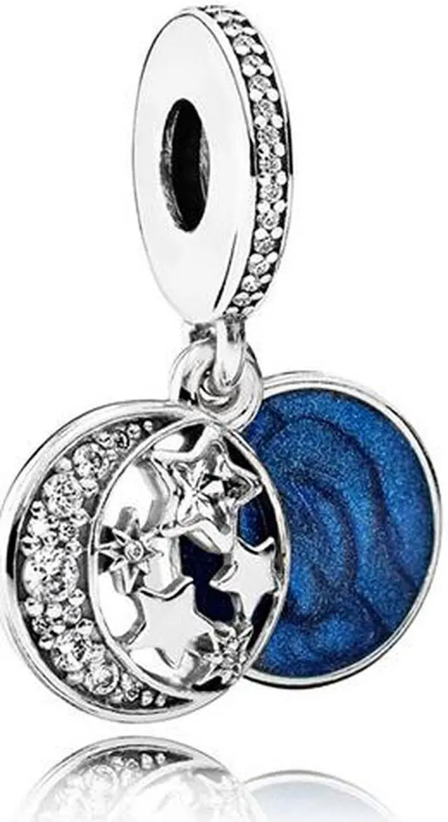 Alt view image 2 of 8 - Pandora Vintage Night Sky Pendant Charm - 791993CZ
