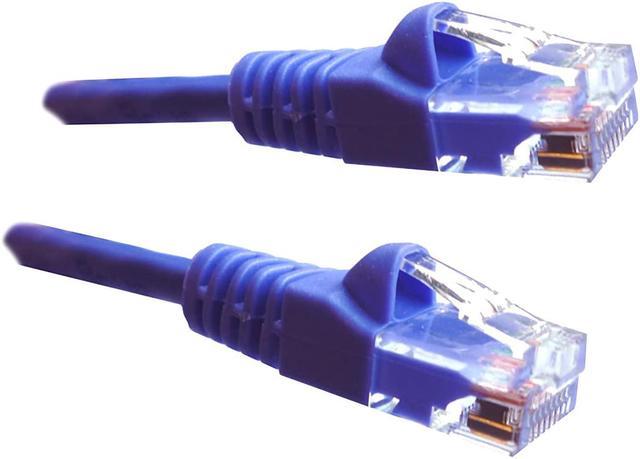 CAT5PU-14 Purple 14-Feet Professional Cable Category 5E Ethernet Network Patch Cable with Molded Snagless Boot 