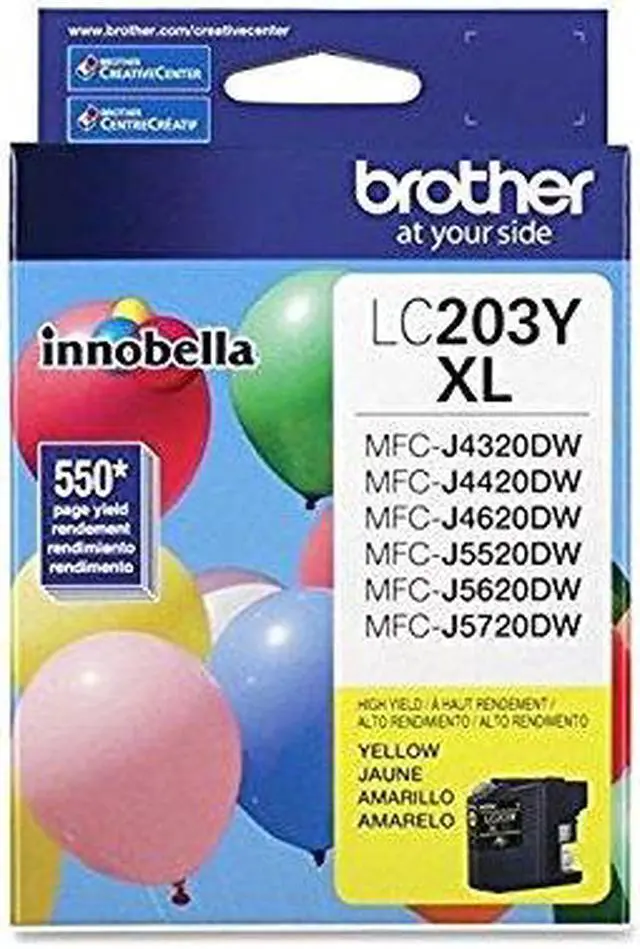 Alt view image 2 of 3 - Brother Innobella LC203YS Ink Cartridge - Yellow