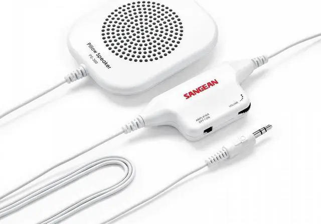 Alt view image 12 of 16 - SANGEAN PS-300 Pillow Speaker with in-line Volume Control and Amplifier -