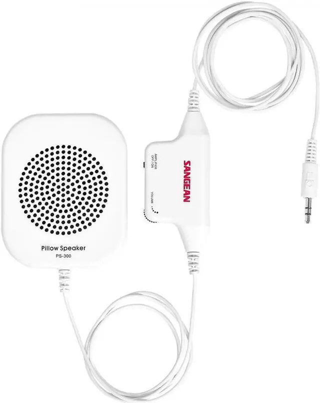 Alt view image 10 of 16 - SANGEAN PS-300 Pillow Speaker with in-line Volume Control and Amplifier -