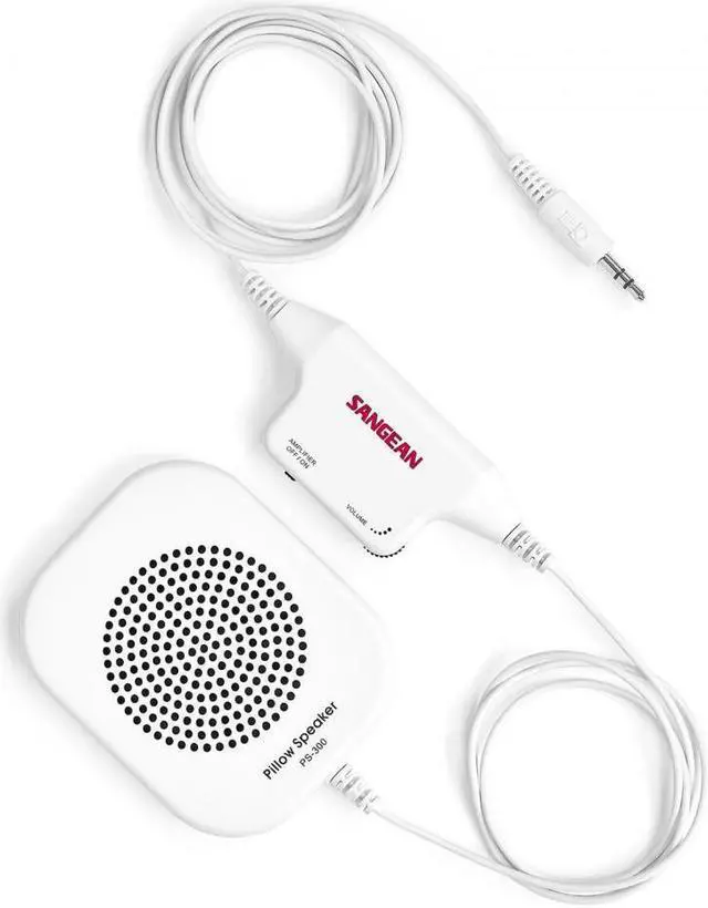 Alt view image 11 of 16 - SANGEAN PS-300 Pillow Speaker with in-line Volume Control and Amplifier -
