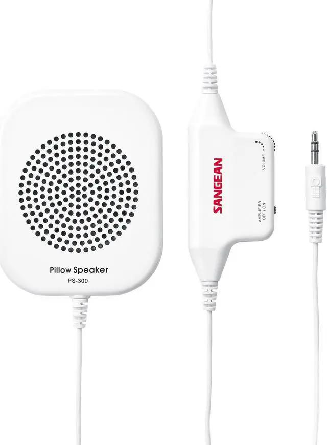 Alt view image 9 of 16 - SANGEAN PS-300 Pillow Speaker with in-line Volume Control and Amplifier -