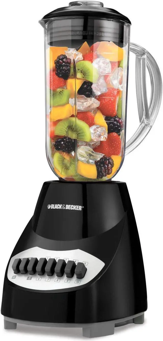 Alt view image 2 of 6 - SPECTRUM BRANDS BL2010BP BD 10Spd Blender Black Plastic