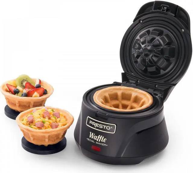 Alt view image 3 of 13 - PRESTO 03500 Belgian Waffle Bowl Maker
