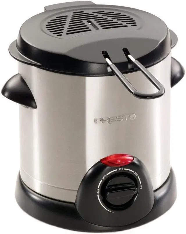 Alt view image 8 of 18 - Presto 05470 Electric Deep Fryer, Stainless Steel