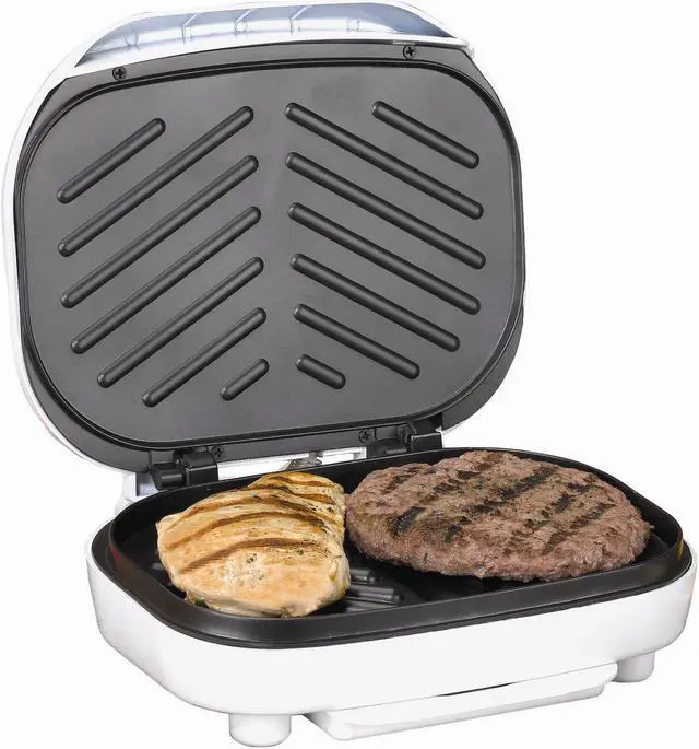 Alt view image 3 of 4 - Brentwood TS-605 White Electric Contact Grill