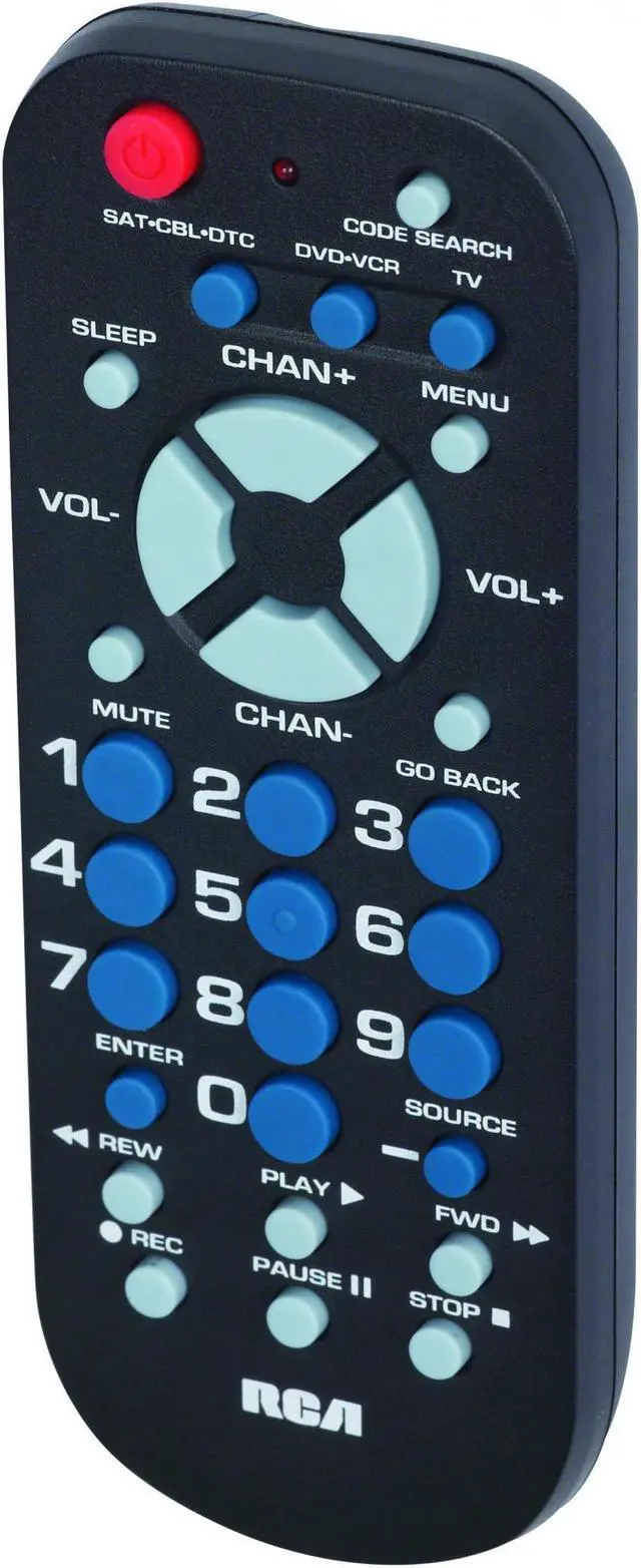 Alt view image 5 of 15 - RCA RCU503BR Universal Remote Control