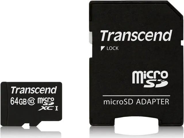 Alt view image 3 of 10 - 64GB microSDXC Class 10 w/ adapter