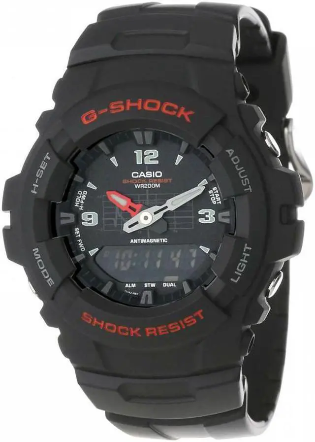 Alt view image 19 of 20 - CASIO G100-1BV G Shock Analog Digital Watch