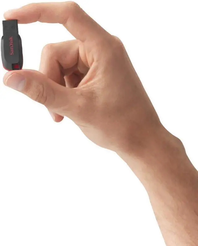 Alt view image 7 of 20 - SanDisk 128GB Cruzer 128G Blade SDCZ50 USB 2.0 SDCZ50-128G Flash Pen Drive CZ50 with USB Lanyard
