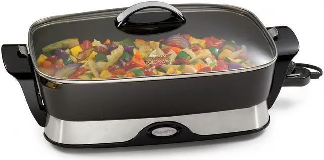 Alt view image 7 of 12 - PRESTO 06857 16" Electric Foldaway Skillet