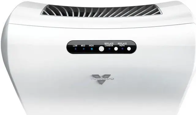 Alt view image 4 of 17 - Vornado AC350 Whole Room True Hepa Air Purifier