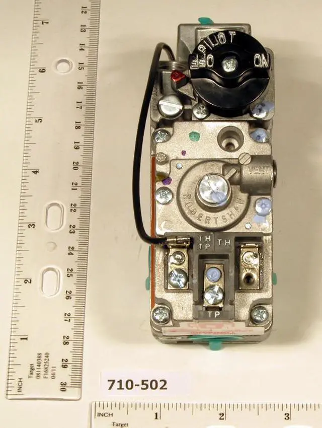 Alt view image 3 of 5 - Low-Profile Gas Control Valve Robertshaw HVAC Parts 710-502 662013634278