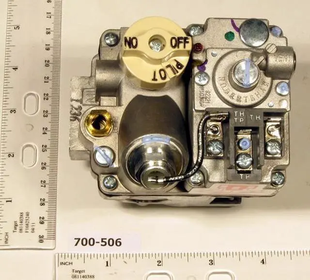 Alt view image 3 of 4 - ROBERTSHAW 700-506 Gas Valve, Natural Gas, Standing Pilot, 750 mV, 3.5 in wc