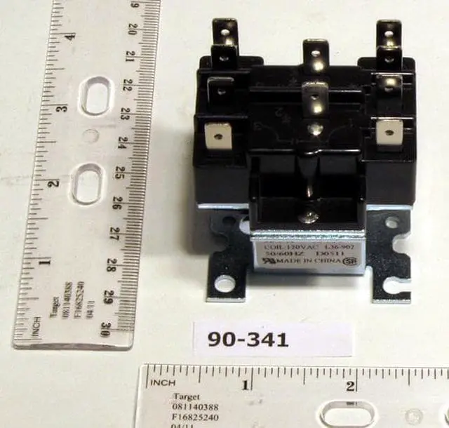 Alt view image 2 of 4 - WHITE-RODGERS 90 341S1 Relay,Switching,1/2 HP