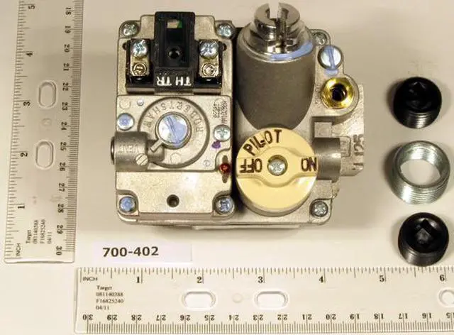 Alt view image 3 of 7 - ROBERTSHAW 700-400 Gas Valve, NG/LP, Standing Pilot, 24VAC, 3.5 in wc,