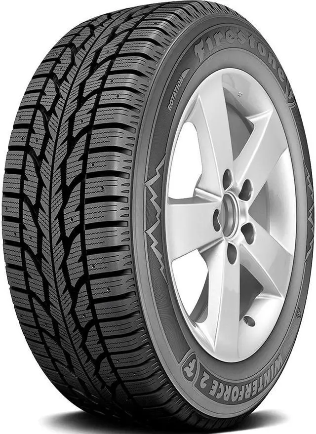 Alt view image 9 of 10 - 1 New 205/55R16 91S Firestone Winterforce 2 205 55 16 Tire